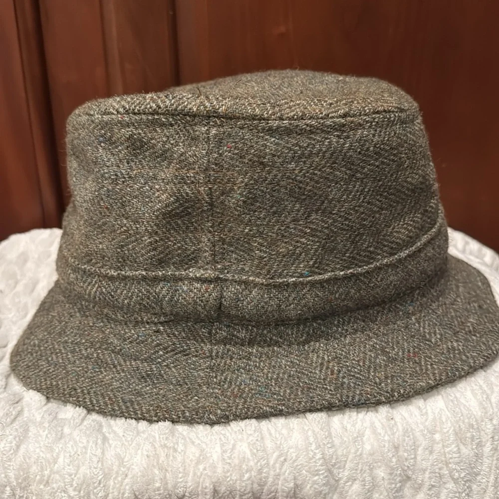 Vintage Donegal Tweed Bucket Hat - Handwoven in Ireland